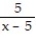 Solve the equation. -  - 5 =  