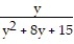 Solve the equation. -  +   =  