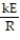 Solve the formula for the specified variable. -I =   for R
