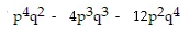 <strong>Factor completely. - </strong> A) (p + q)(p - 2q) B) (p - 6q)(p + q) C) (p + 6q)(p - 2q) D) (p - 6q)(p + 2q)