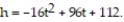 Solve the problem. Round to the nearest tenth, if necessary. -If an object is propelled upward from a height of 112 feet at an initial velocity of 96 feet per second, then its height h after t seconds is given by the equation After how many seconds does the object hit the ground?