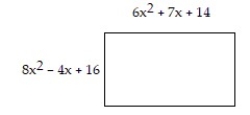 Provide an appropriate response. -Find a polynomial that represents the perimeter.