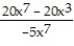 Choose the one alternative that best completes the statement or answers the question.Perform the division. Write the answer with positive exponents. -