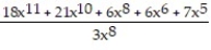 Choose the one alternative that best completes the statement or answers the question.Perform the division. Write the answer with positive exponents. -