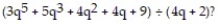 Write the word or phrase that best completes each statement or answers the question.Provide an appropriate response. -What must be done to the dividend before beginning the long division process for