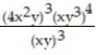 Simplify. Assume that x and y are nonzero. - 