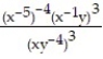 Simplify, and write the answer using only positive exponents. Assume all variables represent nonzero numbers. -
