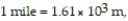 Solve the problem. Express the answer in scientific notation to two decimals. -The earth is approximately 92,900,000 miles from the sun. If what is the distance to the sun in meters?