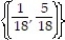 <strong>Choose the one alternative that best completes the statement or answers the question. Solve by the substitution method. - = 5 9x = 10 + 9y</strong> A) B) C) {(x, y)| = 5} D)