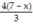Solve the equation. -  = x