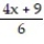Solve the equation. -  +   = -  