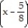 Solve the equation. -  x -   =   (x + 6)