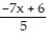 Solve the equation. -  +   = -  