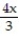 Solve the equation. -  +   = -  