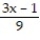 Solve the equation. -  + x =   + 3