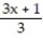 Solve the equation. -  + x =   + 3