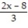 Solve the equation. -  =  