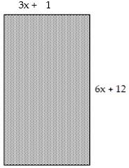 Solve the problem. -For what values of x would the rectangle have a perimeter of at least 170?