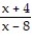 Decide if the given number is a solution to the given equation. - = ; -