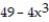 Answer the question. -According to the rules for order of operations, the first steps in evaluating the expression for are to substitute 2 for x and then_________ .