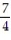 <strong>Write the answer as a fraction in lowest terms. -1 . 2 </strong> A) B) C) D)
