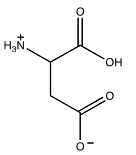 <strong>Which of the following structures shows the prevalent form of glutamic acid at pH 3? A. B. C. D. </strong> A) a B) b C) c D) d E) none of the above