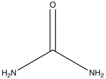 <strong>Urea is a water-soluble product of nitrogen metabolism. How many hydrogen bonds can one urea molecule donate to surrounding water molecules? </strong> A) 2 B) 3 C) 4 D) 5 E) 6
