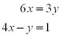 Use the graphical method to solve the following pair of equations.  <div style=padding-top: 35px> 