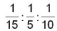 Express the following ratio in its lowest terms: