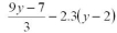 Simplify and collect the like terms: