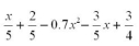 Simplify and collect like terms:  