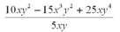 Simplify and collect like terms:  