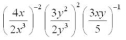 Simplify the following:  