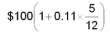 Evaluate the following accurate to the nearest cent:  <div style=padding-top: 35px> 