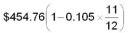 Evaluate the following accurate to the nearest cent:  <div style=padding-top: 35px> 
