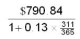 Evaluate the following accurate to the nearest cent:  <div style=padding-top: 35px> 