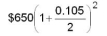 Evaluate the following accurate to the nearest cent:  <div style=padding-top: 35px> 