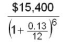 Evaluate the following accurate to the nearest cent:  <div style=padding-top: 35px> 