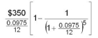 Evaluate the following accurate to the nearest cent:  <div style=padding-top: 35px> 