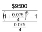 Evaluate the following accurate to the nearest cent:  <div style=padding-top: 35px> 