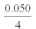 Convert the following to its decimal and percent equivalents: -