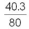 Express as a percent:  