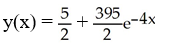 <strong>Solve the initial-value problem   + 4y = 10, y(0) = 200.</strong> A)   B)   C)   D)   E)   <div style=padding-top: 35px> 
