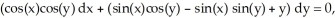 Find an integrating factor of the form μ(y) for the differential equation   and hence find its general solution.<div style=padding-top: 35px> 