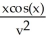 <strong>The change of dependent variable y =   transforms the equation x   + y = x   cos(x) into</strong> A)   +   =   B) ln(v)   +   =   C)   +   = cos(x) D)   -   = cos(x) E)   -   = -cos(x) <div style=padding-top: 35px> 