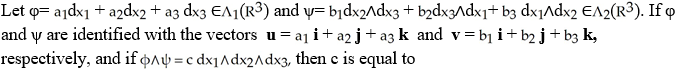 <strong> </strong> A) u . v B) u × v C) u + v D) + E)