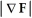 <strong> </strong> A) F . \bigtriangledown B) div(F) C) F . F D) (F × \bigtriangledown ) . F E)