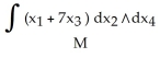 <strong>Find , where M is the 2-manifold in given parametrically by for 0 < < 1, 0 < < 2.</strong> A) -130 B) 135 C) - D) 130 E) -13