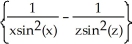 <strong>Let = arctan(x) - arctan(z) and = . Find a simplified expression for \textbf{ grad} ( ) × \textbf{ grad} ( ) .</strong> A) j B) 0 (zero vector field) C) j D) 0 (zero scalar field) E) - j