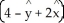 <strong>Let C be a non-self-intersecting closed curve in the xy-plane oriented counterclockwise and bounding a region R having area A and centroid . In terms of these quantities, evaluate the line integral .</strong> A) A B) A C) A D) A E) -A